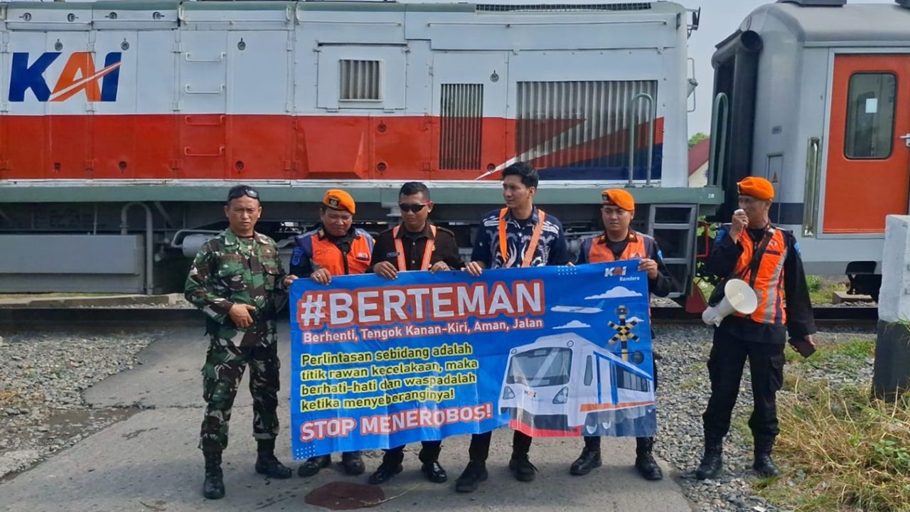 KAI Divre I Sumut Tata 17 Perlintasan Sebidang demi Tingkatkan Standar Keselamatan