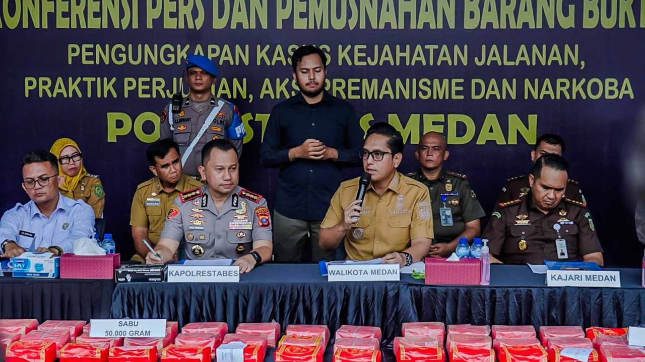 Pemko Medan dan Forkopimda Komitmen Tutup Semua Celah Narkoba