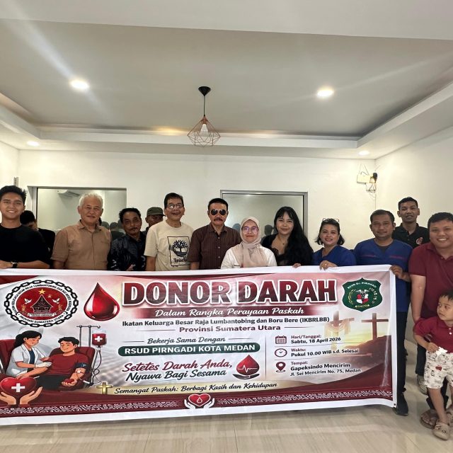 IKBRLBB Sumut Gelar Bakti Sosial Donor Darah Sambut Paskah 2026