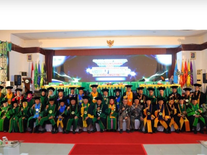 UINSU Kukuhkan 14 Guru Besar Baru