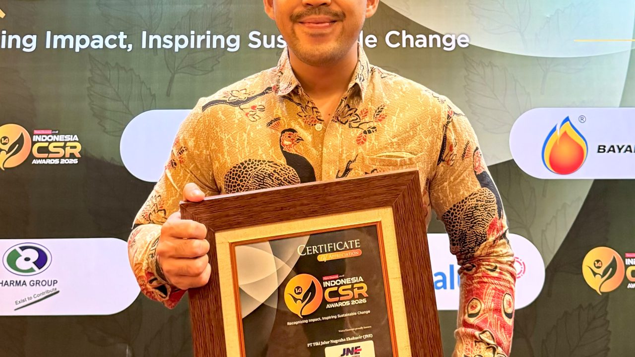 Wujudkan Semangat ‘Connecting Happiness’, JNE Raih Penghargaan di Indonesia CSR Awards 2026