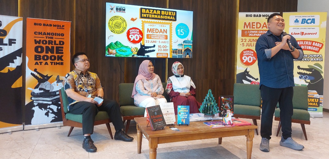 Big Bad Wolf Books Kembali Hadir di Medan, Bawa Lebih dari 5 Juta Buku dan Dorong Literasi Anak