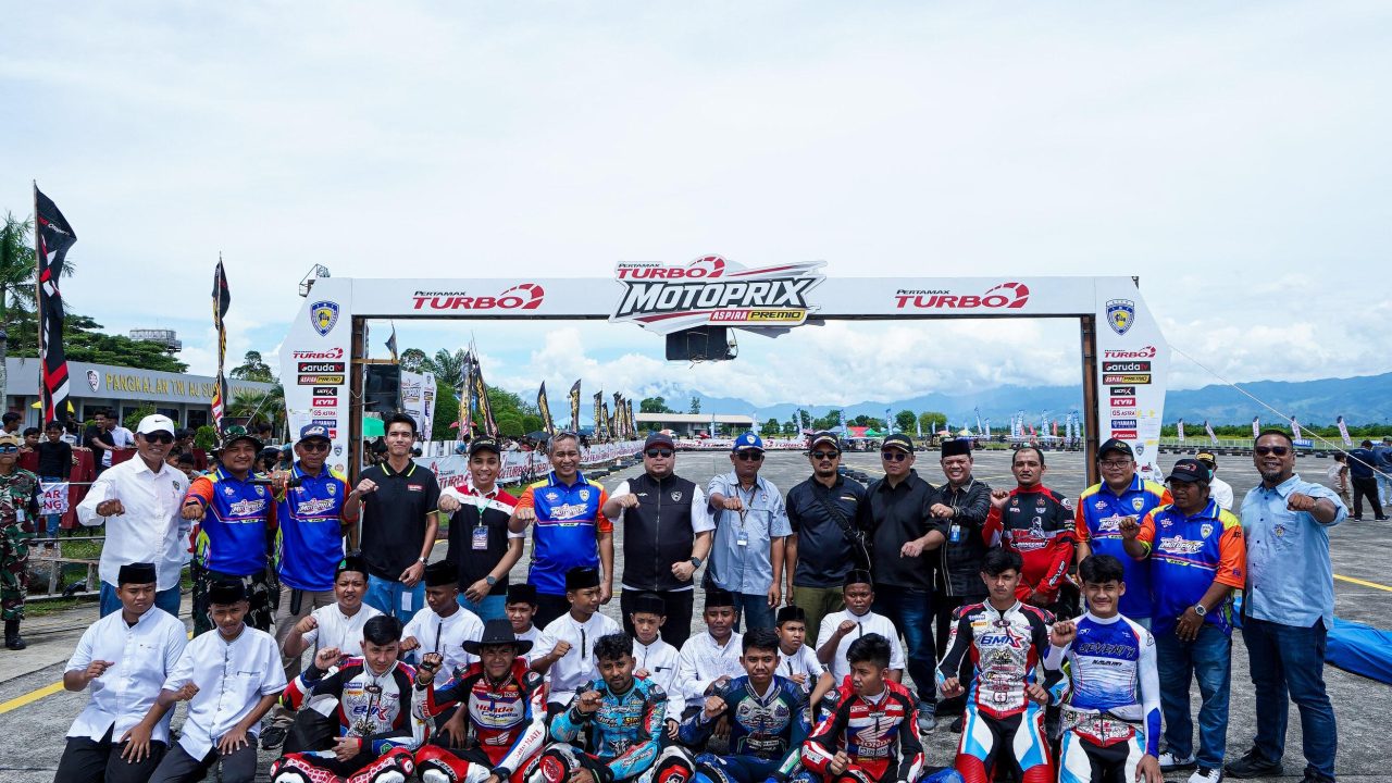 Pertamina Patra Niaga Regional Sumbagut Dukung Industri Olahraga Otomotif melalui Pertamax Turbo Aspira Premio MotoPrix Region A Sumatera di Aceh