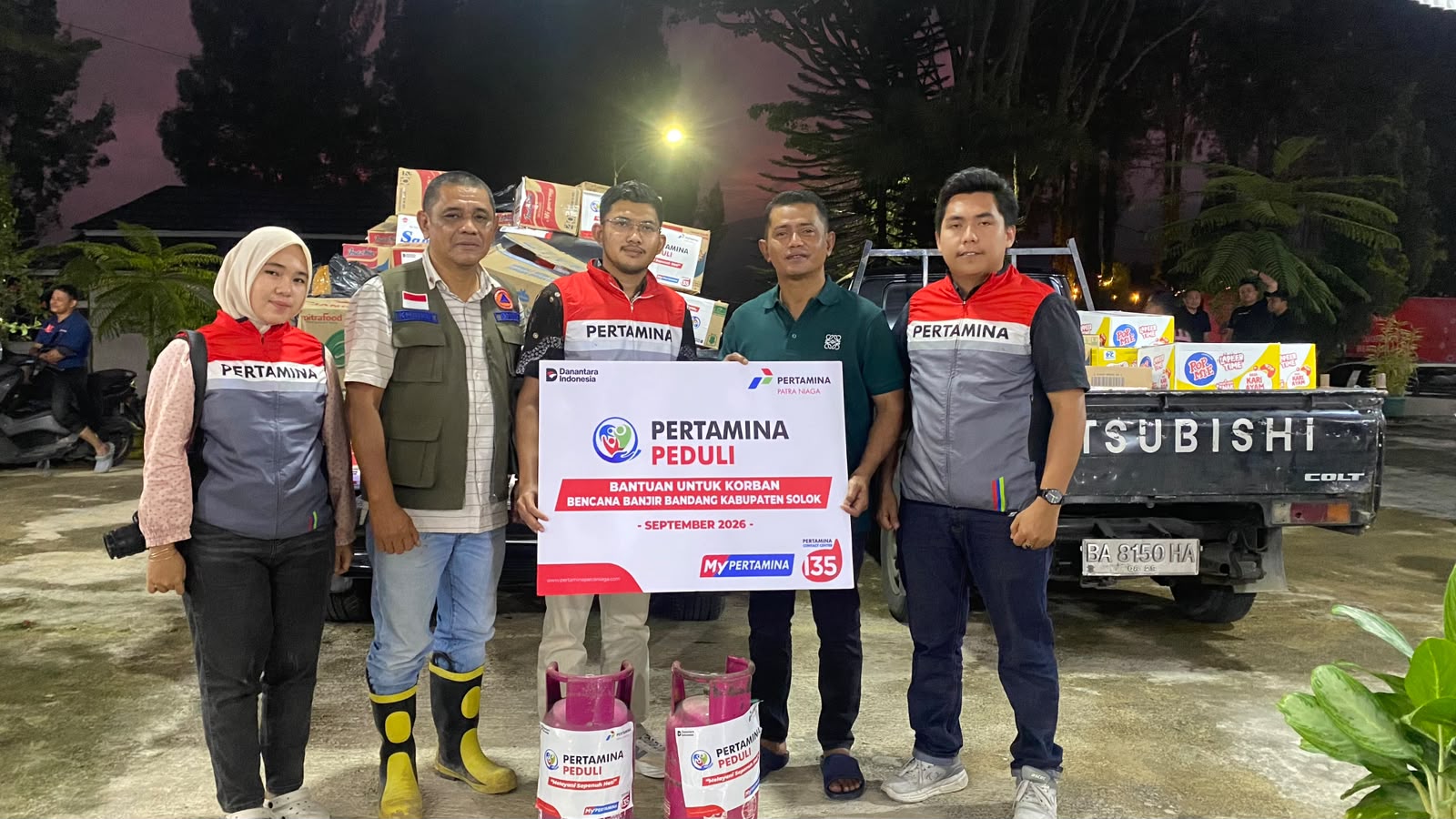 Pertamina Patra Niaga Gerak Cepat, Salurkan Bantuan Masyarakat Terdampak Banjir Bandang "Galodo" di Solok